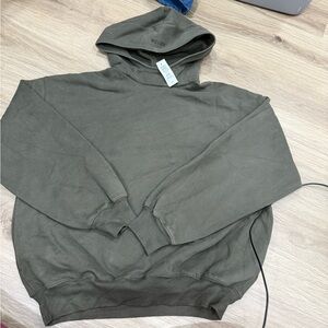 Aritzia Dark Olive Mega Snorkel Hoodie